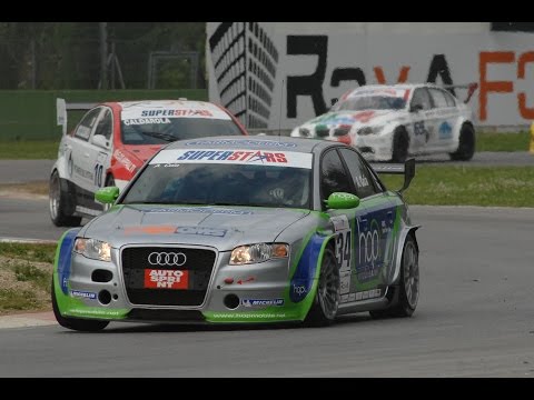 Imola gara 1 Superstars 2010 Podio Thomas Biagi - Johnny Herbert - Alberto Cola