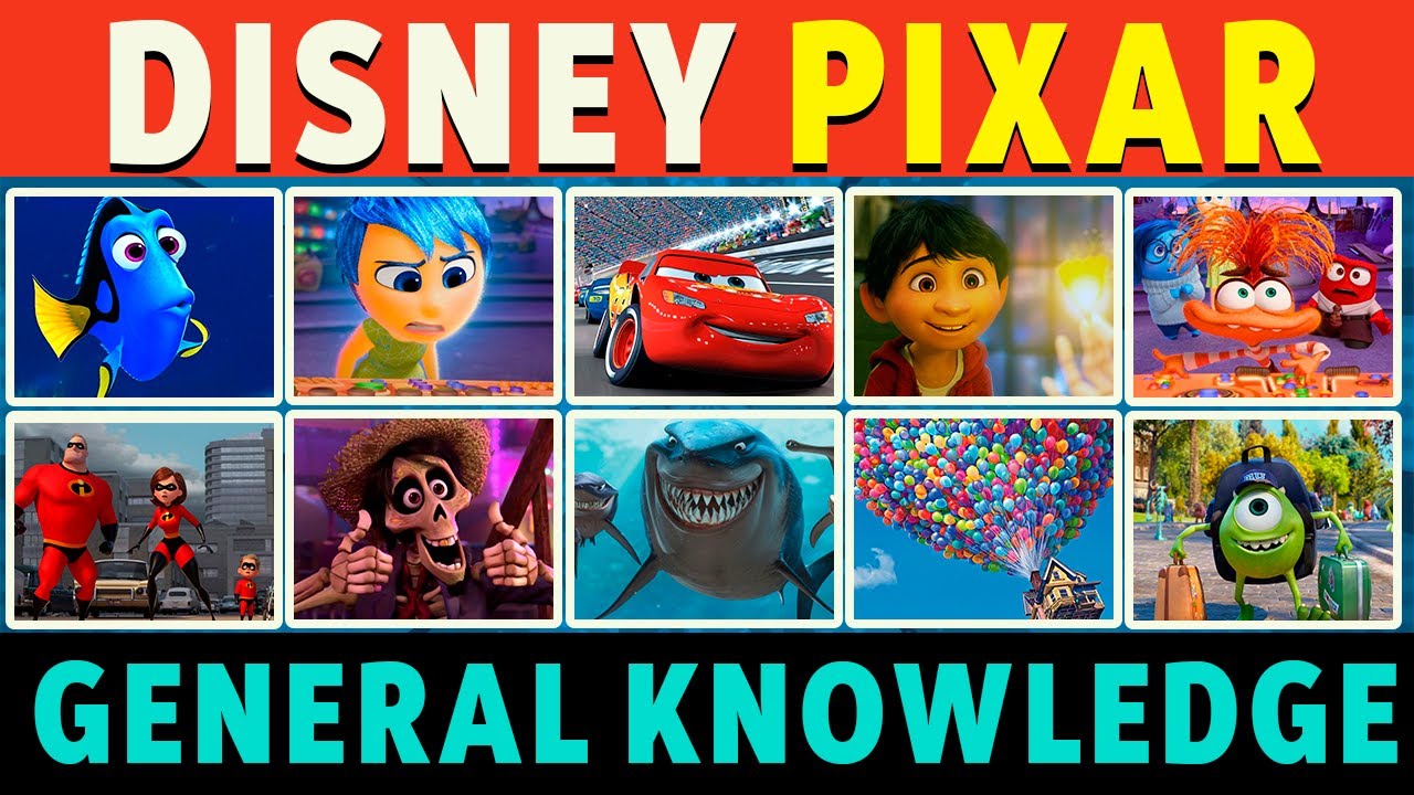 ✨ Disney Pixar Quiz 🎥40 Fun Questions about Disney Pixar Movies!