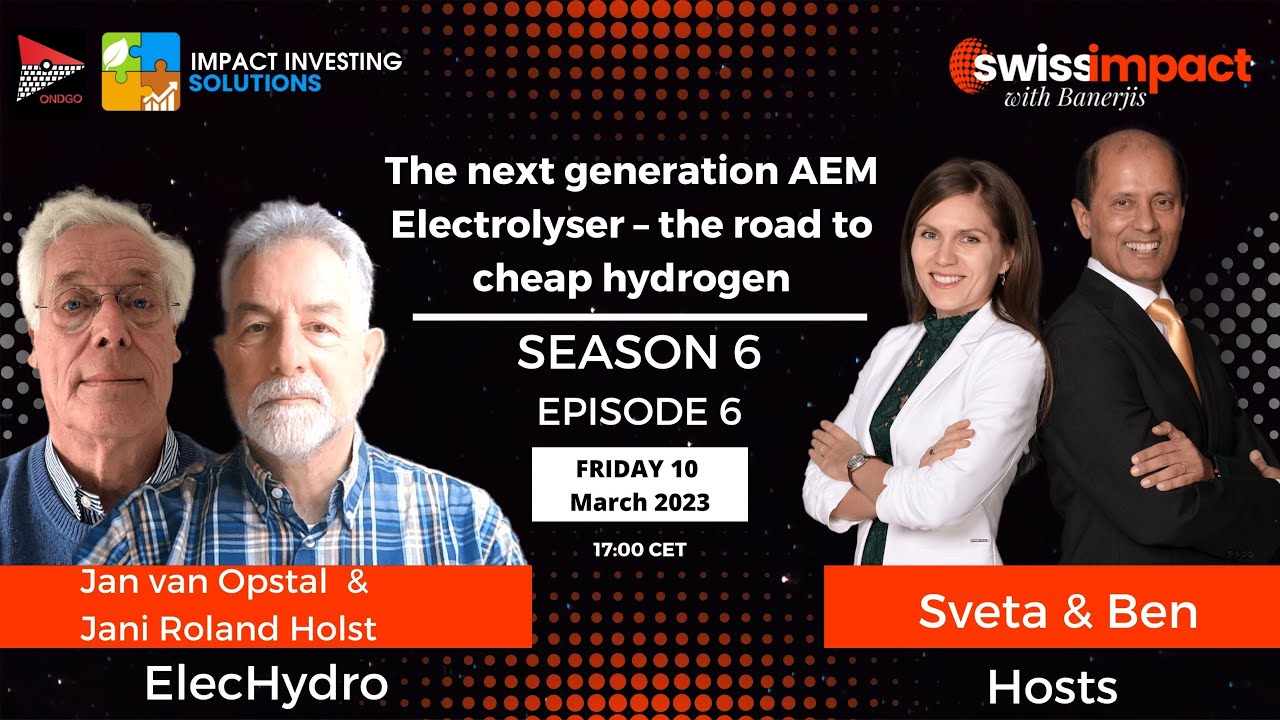 The next generation AEM Electrolyser: The road to cheap hydrogen