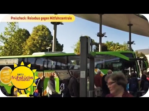 Preischeck: Reisebus vs. Mitfahrzentrale | SAT.1 Frühstücksfernsehen