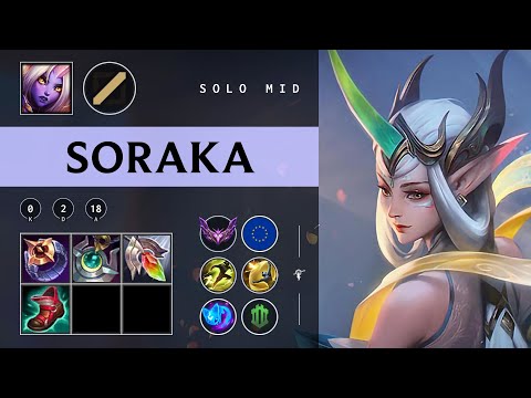 Soraka Mid vs Ahri - EUW Master Patch 25.24