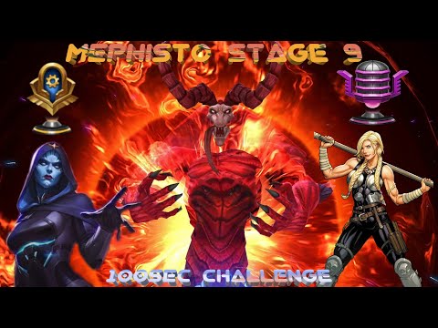 Mephisto Stage 9/100sec challenge/Super Giant🔥/No Moonstone-Marvel Future Fight