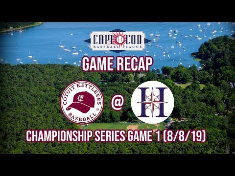 Cotuit @ Harwich RECAP 8/8/19 | Championship Series Game 1