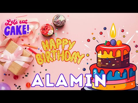 Happy Birthday Alamin, Birthday of Alamin, Best Birthday Wishes, hbd