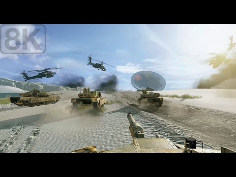 Atacama Desert / Chile (2nd Tank Battalion Full Scale Assault) Call of Duty Ghosts - 8K