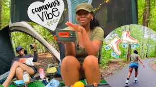 Camping Is The Answer, Who Cares What The Question Is. HUB Tent/Dome Canopy | Site #26
