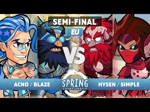 Acno & Blaze vs Hysen & Simple - Winners Semi-Final - Spring Championship 2023 - EU 2v2
