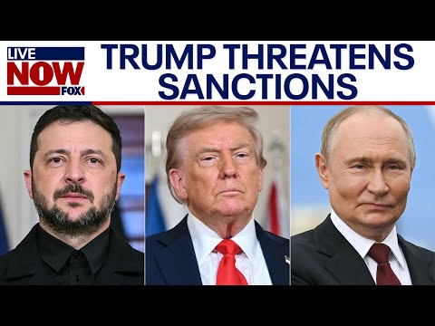 Video | Trump threatens Russia with economic sanctions over war in Ukraine | LiveNOW from FOX