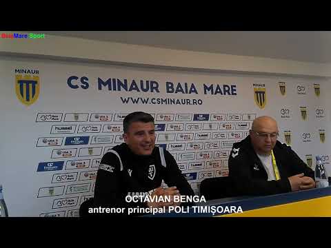 Octavian Benga: „Rezultatul putea să se termine și în favoarea noastră!” (Minaur-Poli Timișoara 2-1)