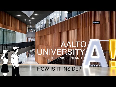 4K Helsinki 🇫🇮 : Aalto University - Campus Walking Tour