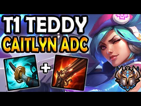 T1 Teddy CAITLYN ADC vs JHIN - Ranked Korea ✅