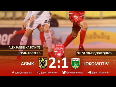 AGMK-Lokomotiv 2-1. O'zbekiston superligasi 1-tur. AGMK superligani g'alaba bilan  boshladi.