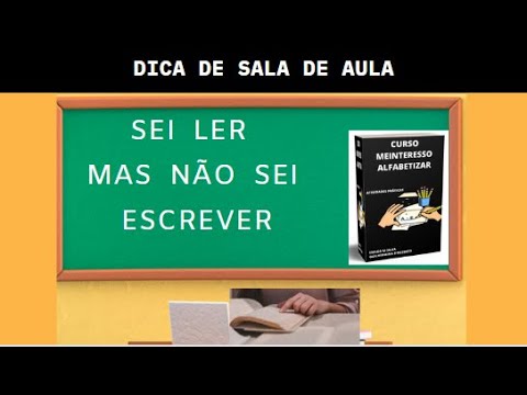 Sei ler mas não sei escrever
