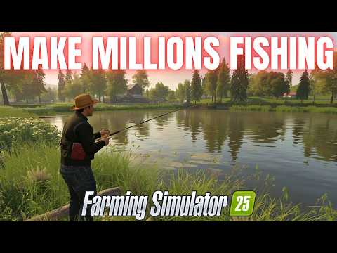 EASILY MAKE MILLIONS FISHING - Farming Simulator 25