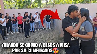 YOLANDA No Aguanto Mas La Ganas Y Se Comio A MISA A Besos En Frente de Todos🥵Tienes Que Ver‼️