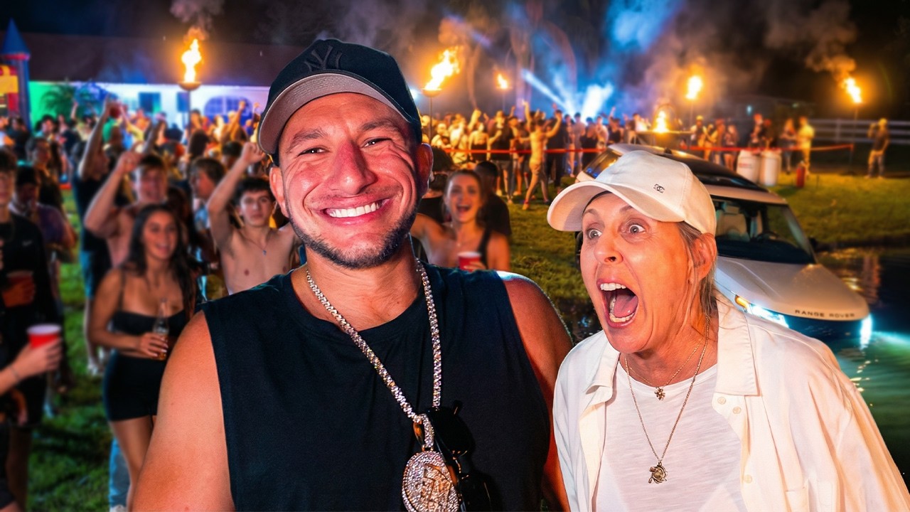 I Threw a Project X Party at my Moms House!! (SHES PISSED)