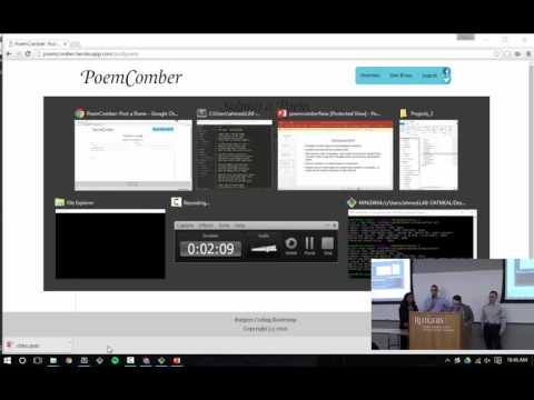 Poemcomber Rutgers Coding Bootcamp