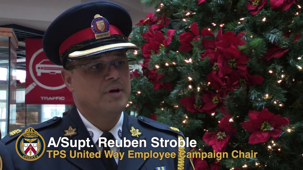 Toronto Police Service United Way Cheque Presentation