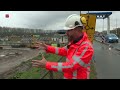 Nieuwe brug Roggebotsluis bij Dronten begint vorm te krijgen