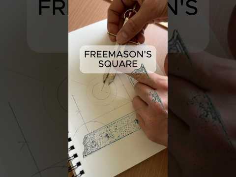 The 1/4th part of a Circle #shorts #sacredgeometry #freemasons