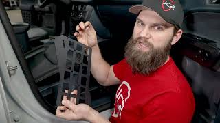 Ford Maverick Center Console MOLLE Panel Install