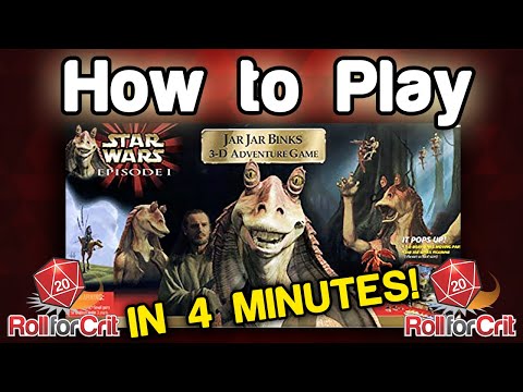 How to Play Jar Jar Binks 3-D Adventure Game | Roll For Crit