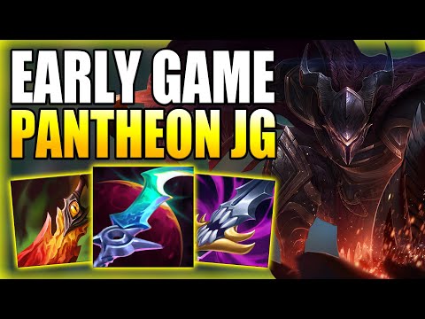 HOW TO PLAY PANTHEON JUNGLE & CARRY THE EARLY GAME! - Best Build/Runes S+ Guide - League of Legends