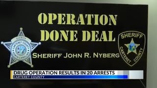 FULL STORY: ‘Operation Done Deal’ results in 20 Carteret County arrests