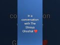 In A Conversation With Shreya Ghoshal A Message For Her Fans Shreyaghoshalfc Shreyaghoshal