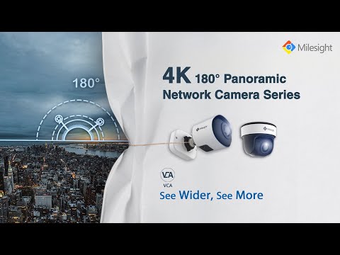 Milesight 180° Panoramic Network Camera Series  - Highlights