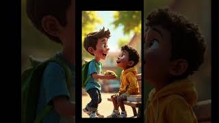 Liam Shares His Lunch - A Kindness Bible Story for Kids! #shorts