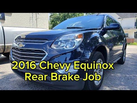 2016 Chevrolet Equinox - Rear Brake Pads & Rotors - Remove & Replace