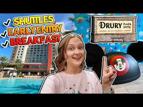 BEST Value Hotel Near Disney World! ( FULL Tour Drury Plaza Hotel Orlando - Disney Springs Area)