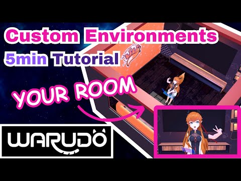 Add Your Room into Warudo || Custom Environment Tutorial in LESS than 5 mins