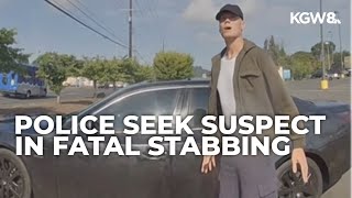 Police searching for man who allegedly stabbed 2, killing 1 at Longview home