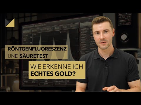 Gold testen auf Echtheit mit Röntgenfluoreszenz und Goldsäuretest