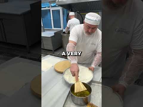 HOW ITS MADE: best baklava in the world! 🍮👨‍🍳 | #shorts #viral