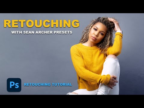 Retouching Portrait Using Sean Archer Presets