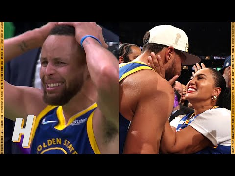 Steph Cries In Emotional Breakdown & Warriors Celebrate after Winning 2022 NBA Finals 🏆 thumnail