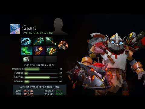 Dota 2 Replay 7.32E Giant's Clockwerk DogChamp vs 5RATFORCESTAFF