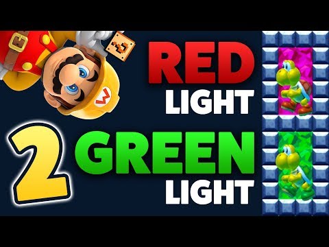 Super Mario Maker - RED LIGHT GREEN LIGHT 2! - Level Showcase