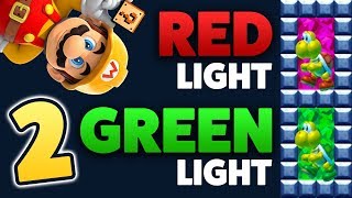 Super Mario Maker - RED LIGHT GREEN LIGHT 2! - Level Showcase