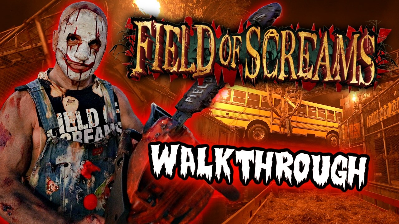 Why You CAN'T MISS Field of Screams Haunted House - Walkthrough