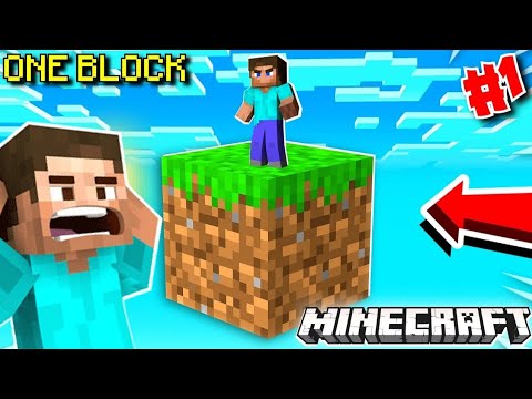 EPIC ONE BLOCK SURVIVAL SERIES! - Minecraft Hindi