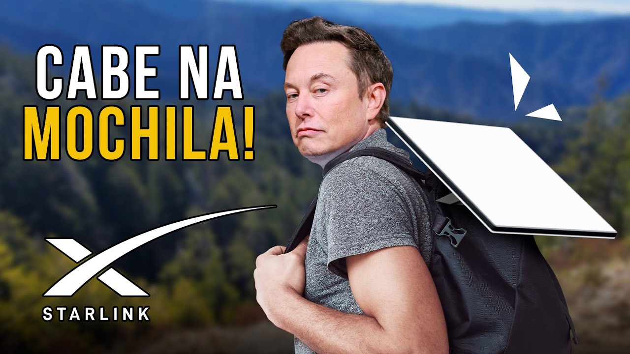 STARLINK MINI: 100Mbps que cabem na mochila! Mas chega no Brasil?