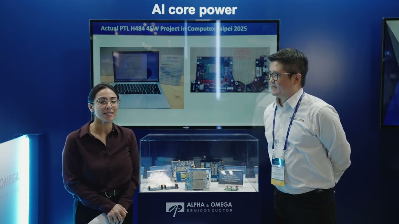 AOS showcases its expanding portfolio with advanced controllers, power stages & protection solutions