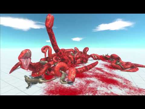 Animal Revolt Battle Simulator - komodo dragon vs titanoboa 1-1 2-2 - Pepsi Gaming