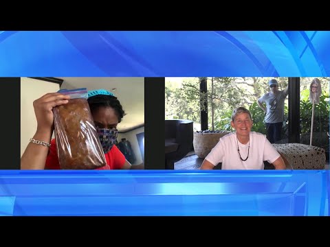 艾倫送麵包和內衣給蒂芙尼-哈迪什。 (Ellen Sends Bread and Underwear to Tiffany Haddish)