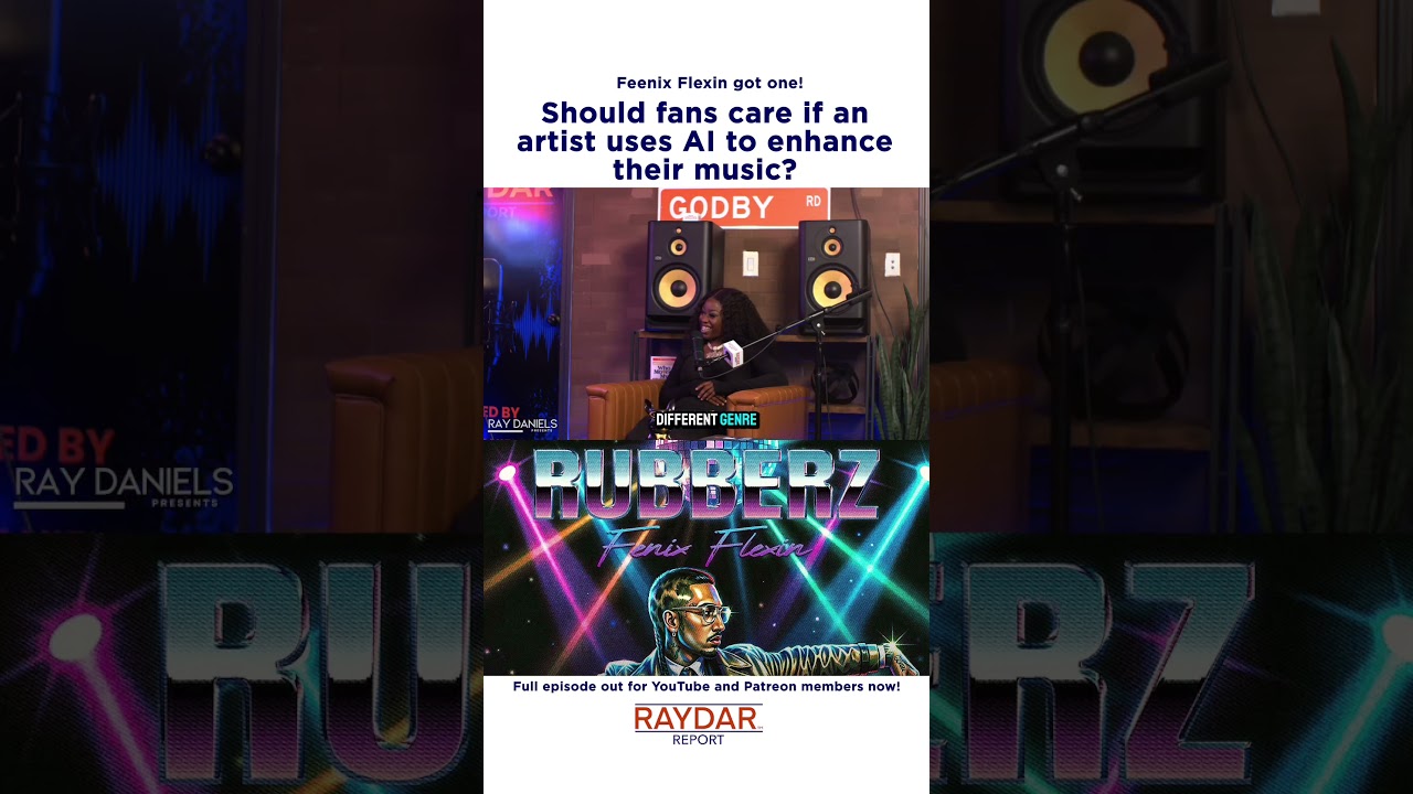 Music exec asks should fans care if Feenix Flexin's new song "Rubberz" was enhanced by AI??