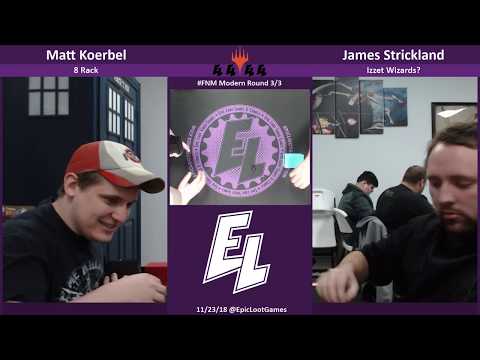 Featured Matches - Modern: 8 Rack vs Izzet Wizards